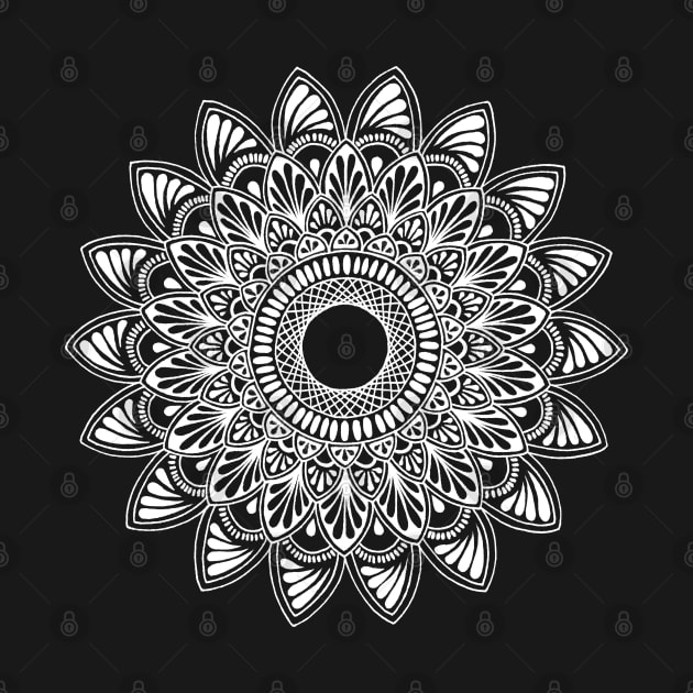 Mandala (white) by calenbundalas