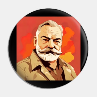 Ernest Hemingway Pin