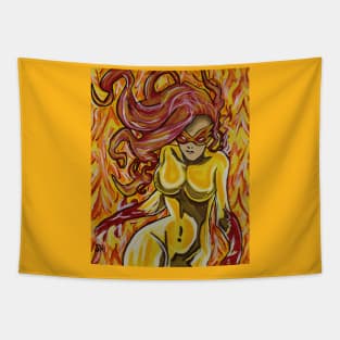 Fire Star by Scott Hulderson Tapestry