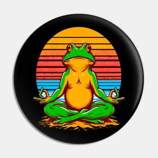 Frog Yoga Pin