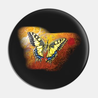 Dancing Monarch Butterfly Pin