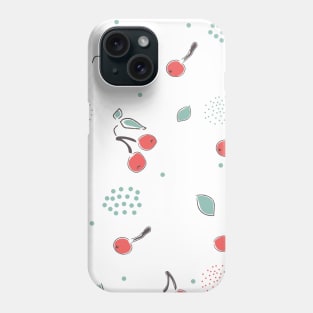 Cherry Pattern Phone Case