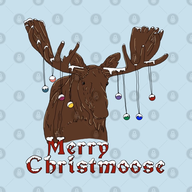 Merry Christmas Moose by H. R. Sinclair