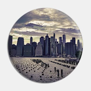 Manhattan Skyline Brooklyn New York City Pin