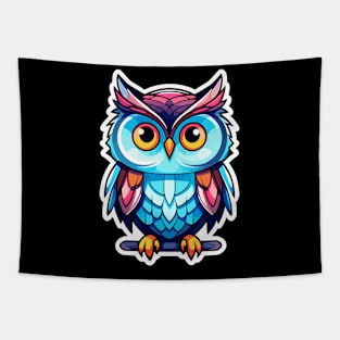 Owl lustration Tapestry