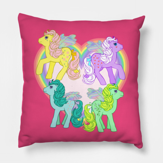 G1 my little pony flutter ponies - My Little Pony - Pillow 
