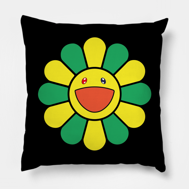 Takashi Murakami Happy Flower Takashi Murakami Kissen Teepublic De