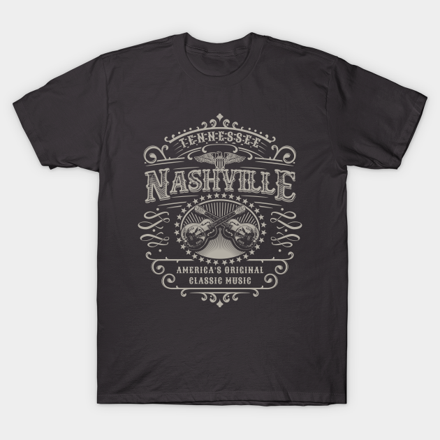 Discover Nashville Music City Tennessee - Nashville - T-Shirt