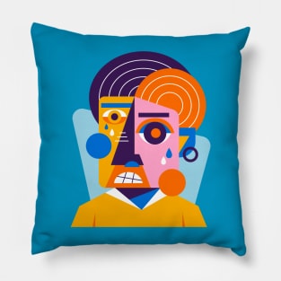 Funny Flat Design Pillow