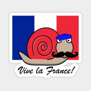 Bastille Snail with Mustache Magnet