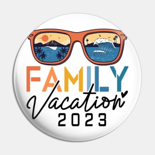 Family Vacation 2023 Beach Matching Summer Vacation 2023 Pin