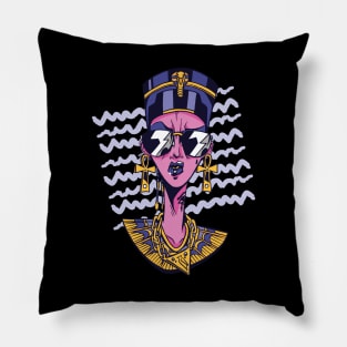 Ancient Egypt Beautiful cool NEFERTITI pyramids Pillow