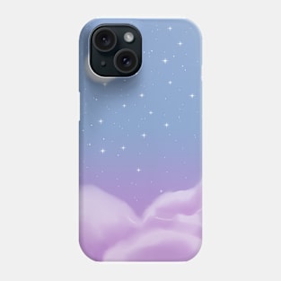 cotton candy clouds Phone Case