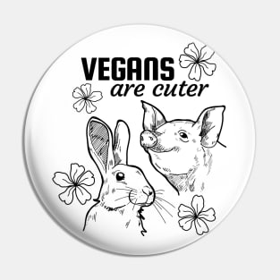 Vegans are cuter, and that's true! Pin