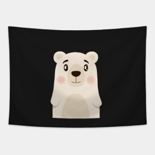 Polar Bear Nursery Illustration Tapestry