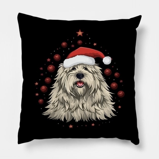 Komondor Christmas Pillow by JH Mart