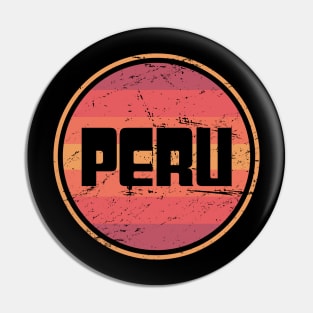 Retro Peruvian PERU Pin