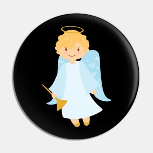 Cute Christmas Angel Pin