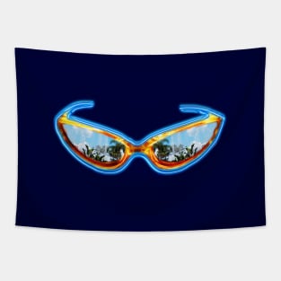 Summer Themed Sunglasses Tapestry