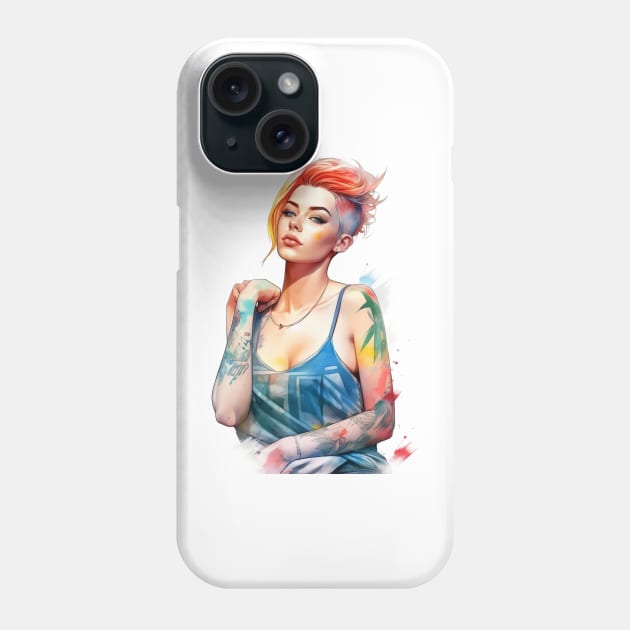 Tattooed Red Phone Case by Maison de Kitsch