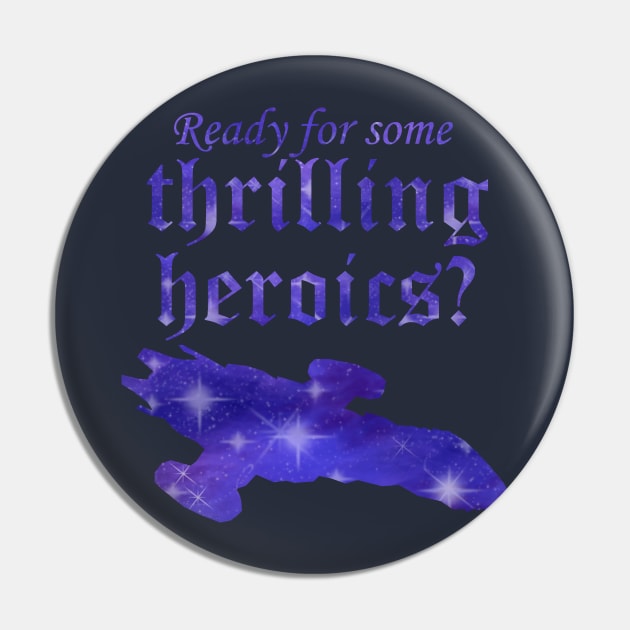 Thrilling Heroics Pin by MermaidsAndMagic