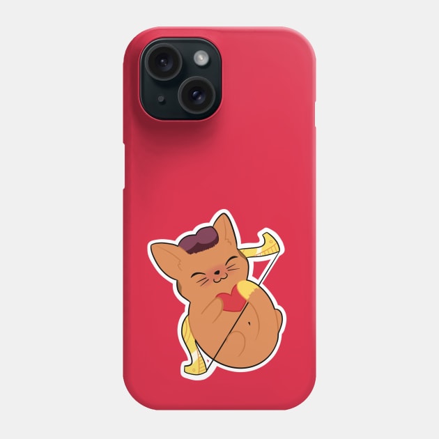 bow cat Phone Case by dragonlord19