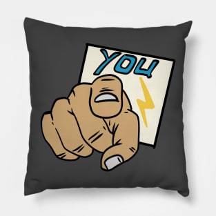 You Hand Symbol Pillow