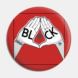 Black Diamond sign Pin