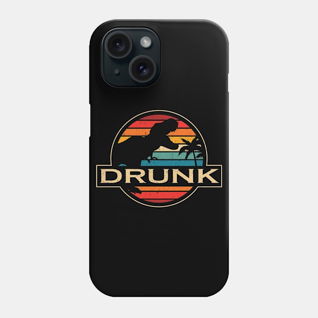 Drunk Dinosaur Phone Case by SusanFields