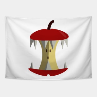 Scary Apple Core Tapestry