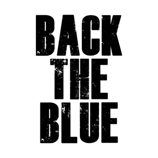 Back the Blue | rally for Law Enforcement | Blue Stripe T-Shirt