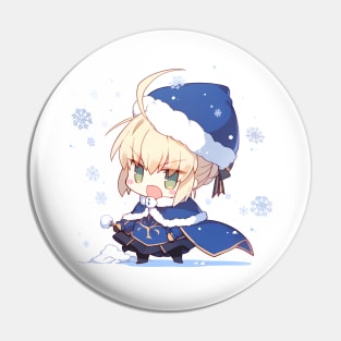 blue saber padoru Pin