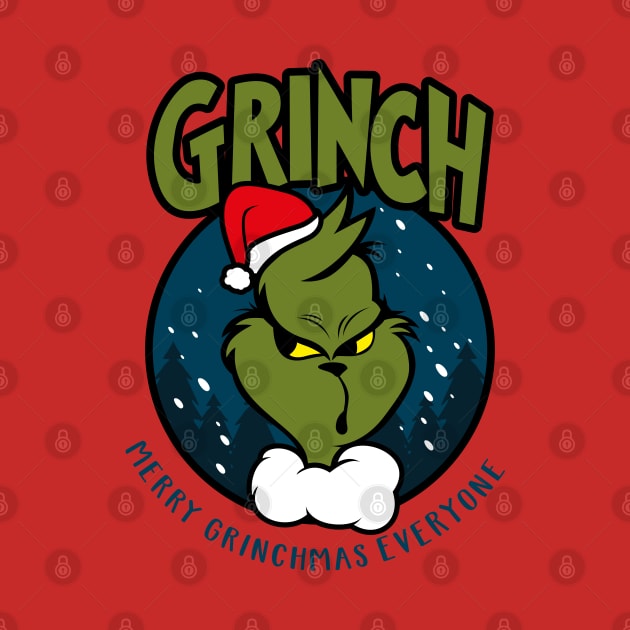 Christmas Grinch by nurkaymazdesing