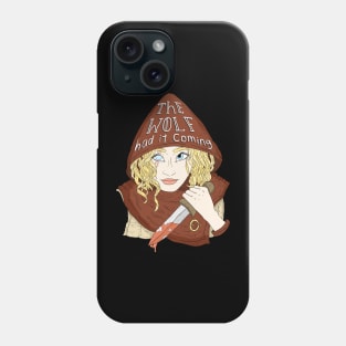 red head riding hood. wolf had it coming. Phone Case