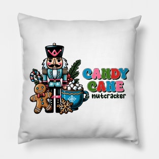 Candy cane nutcracker Pillow