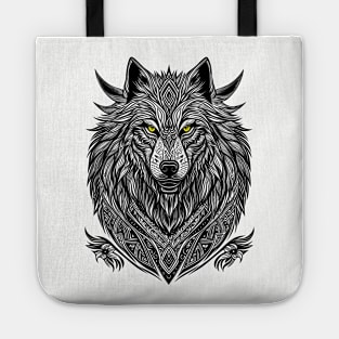 White wolf Tote