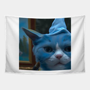 Smurf Cat's Costume Carnival Tapestry