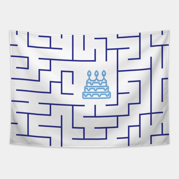 Square maze Tapestry by RNko