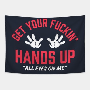 Get Your Hands Up Tapestry