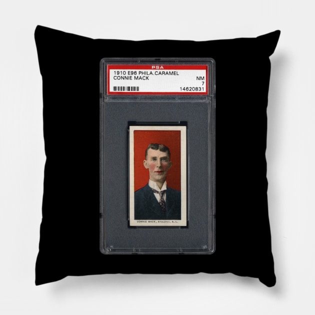 1910 Philadelphia Caramel (E96) - CONNIE MACK Pillow by anjaytenan