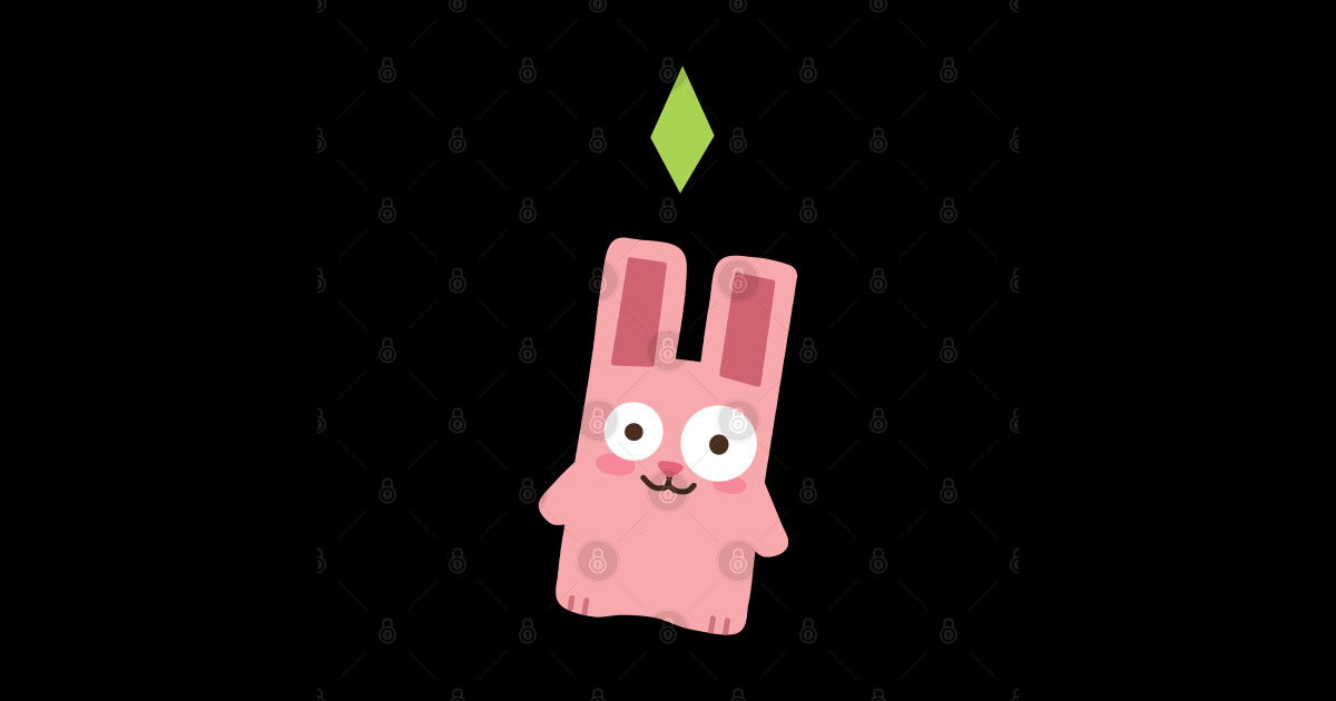 Freezer Bunny Plumbob Sims Sticker Teepublic