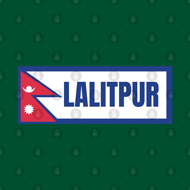 Lalitpur City with Nepal Flag by aybe7elf