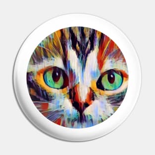 Curious floppy cat Pin