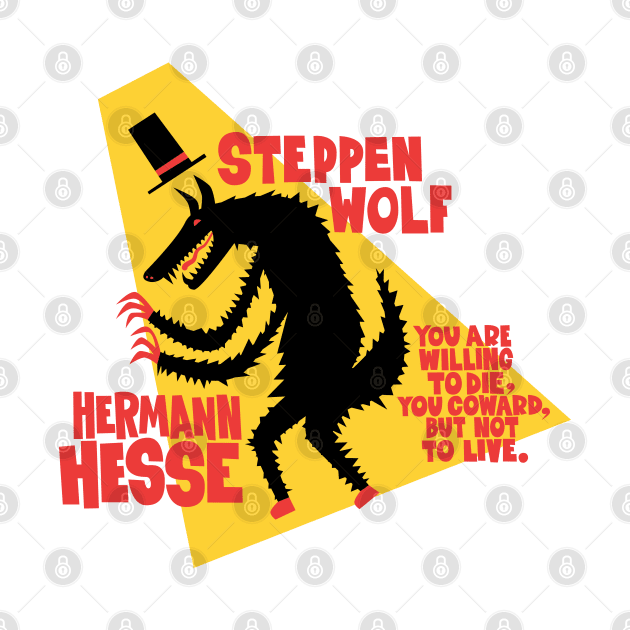 Hermann Hesse - Steppenwolf Illustration by Boogosh