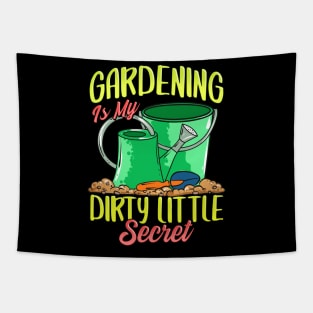 Gardening Is My Dirty Little Secret Gardener Pun Tapestry