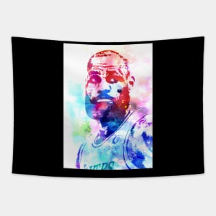 Lebron James Watercolor Tapestry