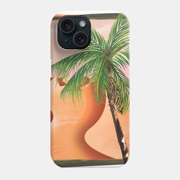 Desert and Palm Trees Phone Case by nickemporium1