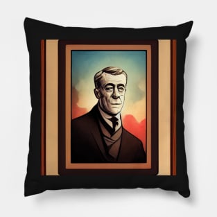 Woodrow Wilson | Comics style Pillow