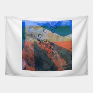 Mangrove Root Geometric Abstract Tapestry