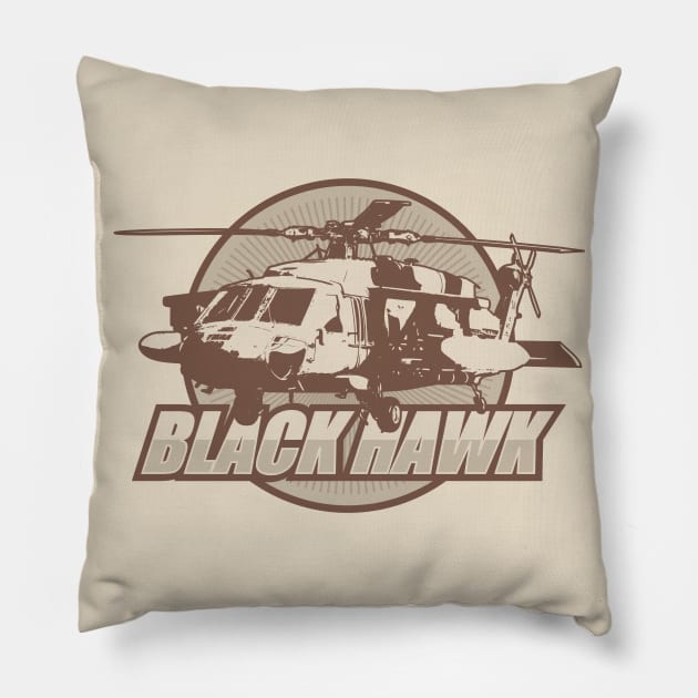 UH-60 Black Hawk Pillow by TCP